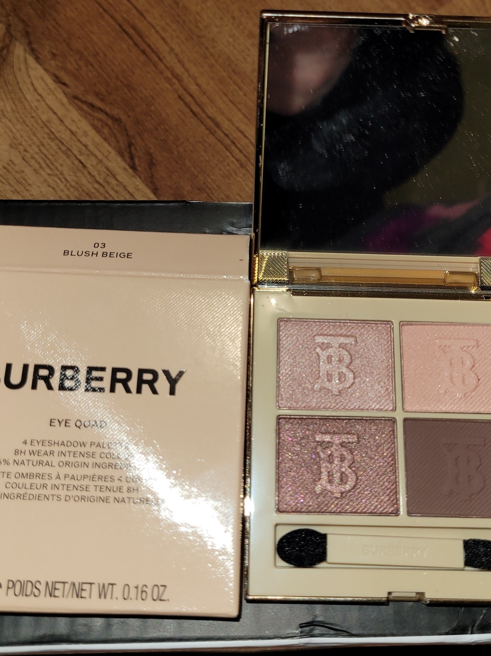 Burberry Eye Quad Blush Beige – Shimmery Rose Pink & Soft Taupe Shades